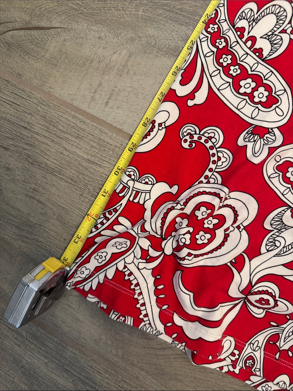 Tommy Bahama Red and White Paisley Cotton Sundress - Picture 10 of 10